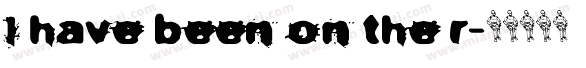 I have been on the r字体转换